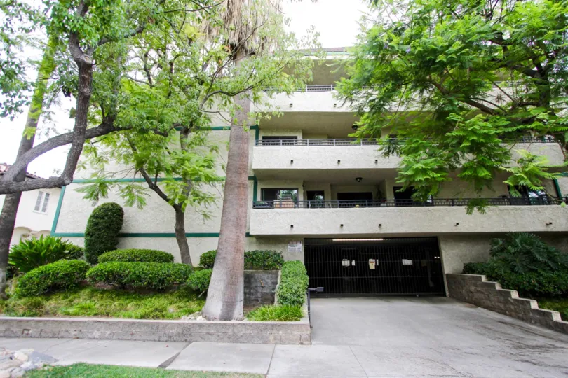 The balconies seen at Pleasant Villas located in Pasadena, California