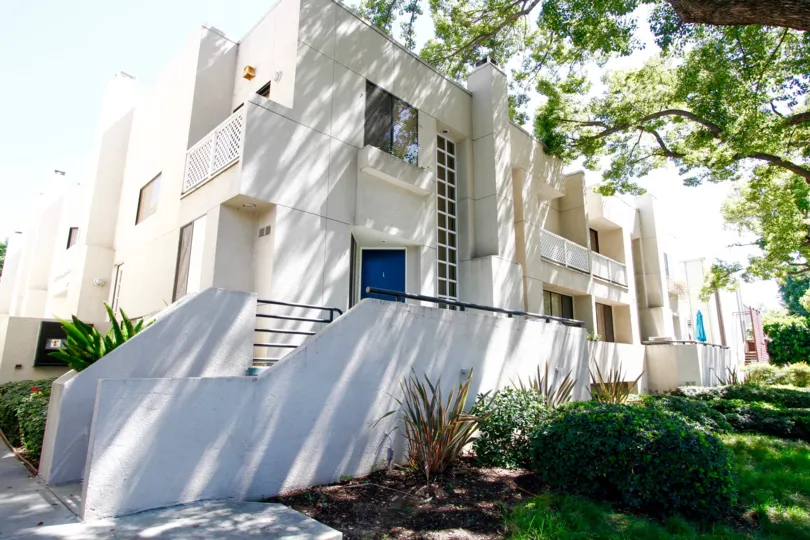 The balconies seen at South Oak Knoll Townhomes