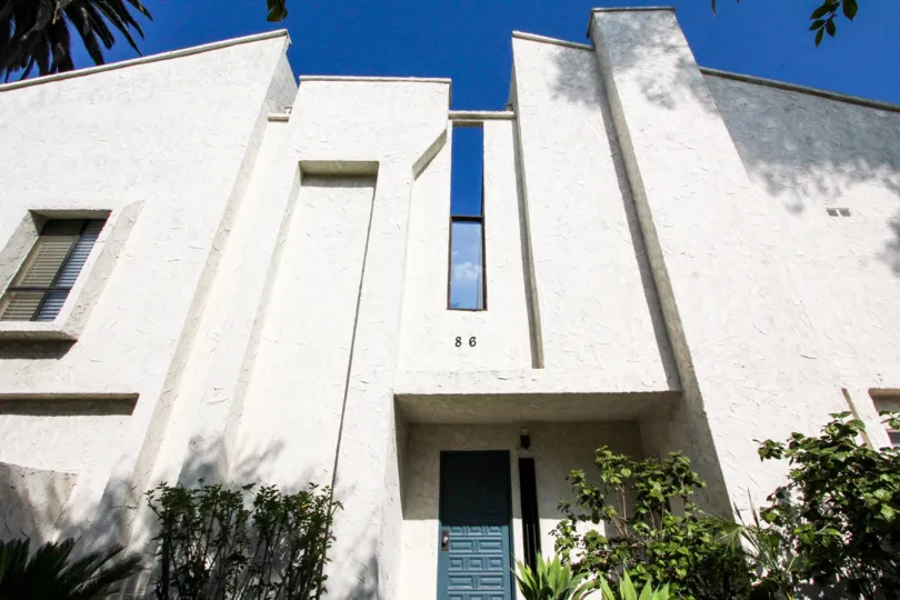 The address above the entrance into South Sierra Madre in Pasadena, California