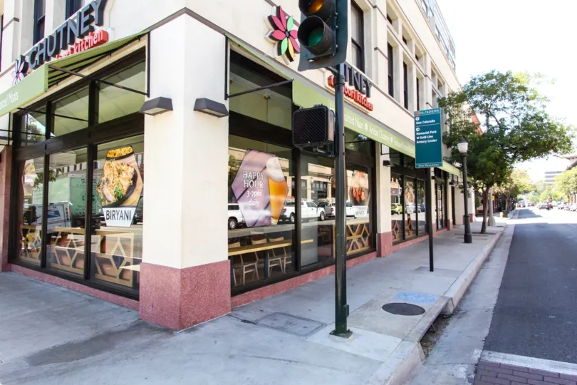 The shops around The Boston Centennial location