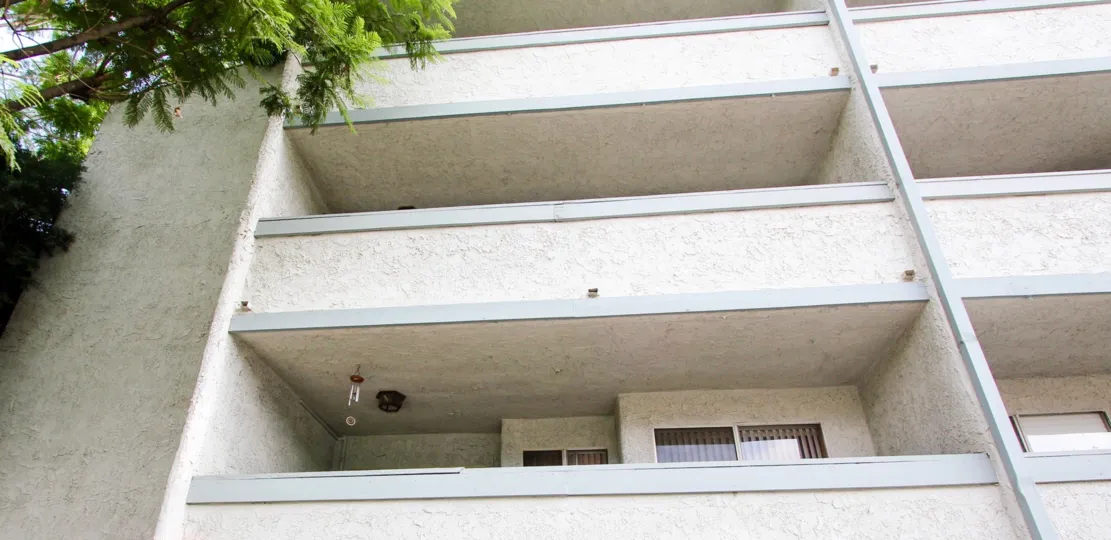The balconies at The Greenery