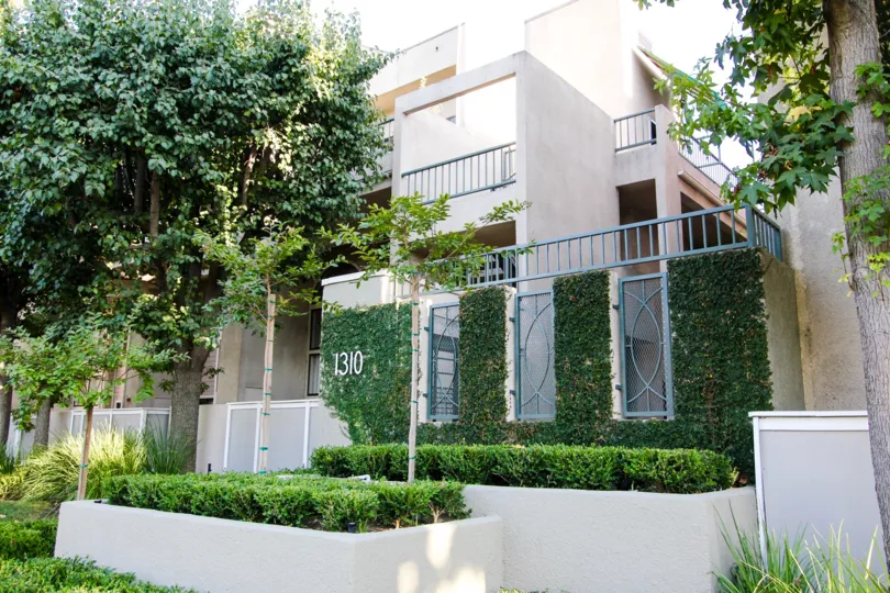 The landscaping around The Groves of Pasadena