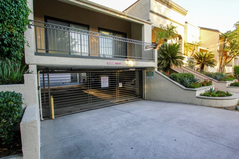 The parking garage at The Meridian in Pasadena, California