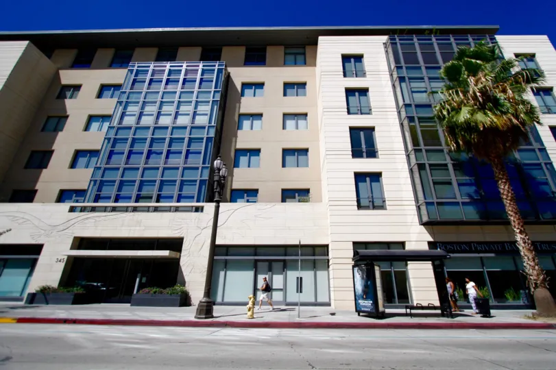 The view of The Montana in Pasadena, California