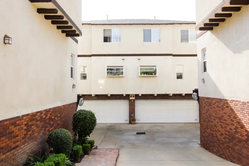 The garage seen at Tivoli Villas