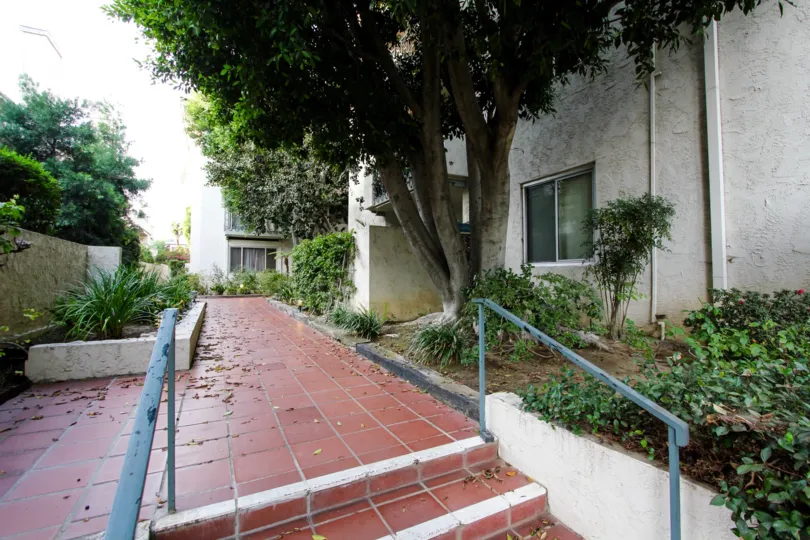 The stairs up to the Villa California