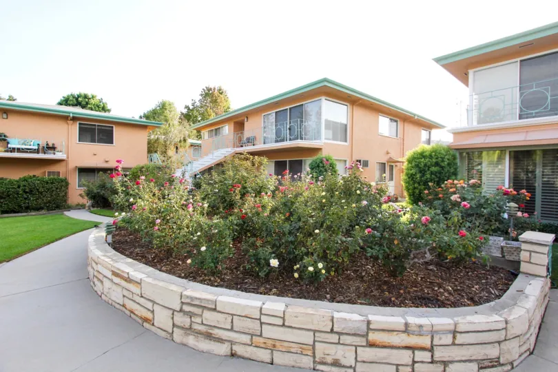 The landscaping around Villa San Pasqual II