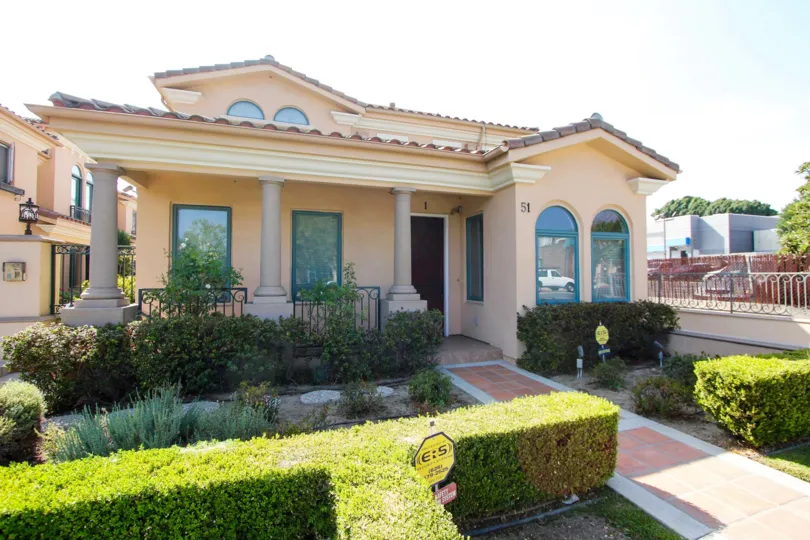 The view of the Villa Verona units