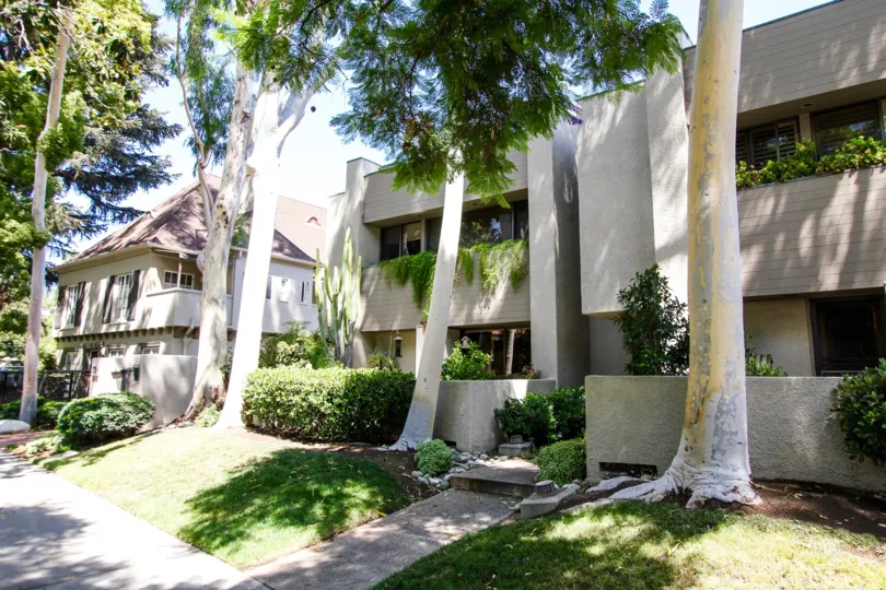The yard in front of the Vista Grande
