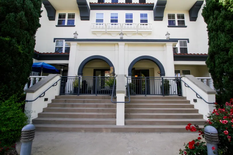 The stairs up to the entrance into Catalina Playa Vista