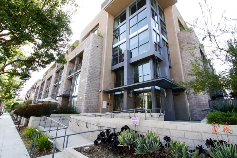 The entrance into Concert at Playa Vista