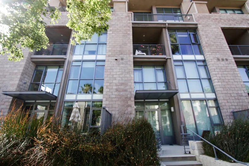 The windows located in the Concerto at Playa Vista