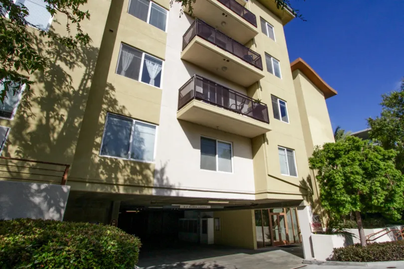 The balconies at the Crescent Walk