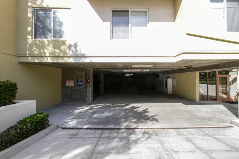 The parking at the Crescent Walk in Playa Vista