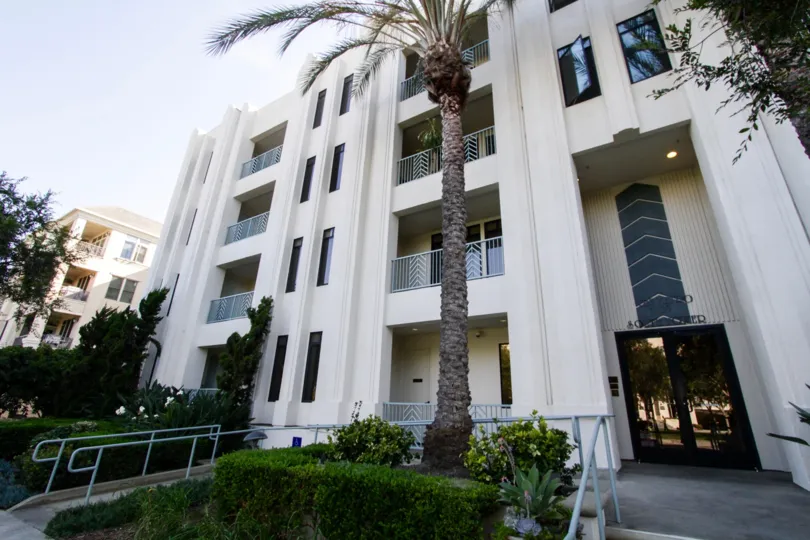 The balconies at Metro Playa Vista
