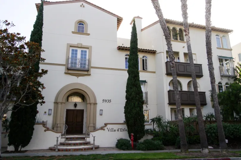 The Villa d Este Playa Vista building in Playa Vista