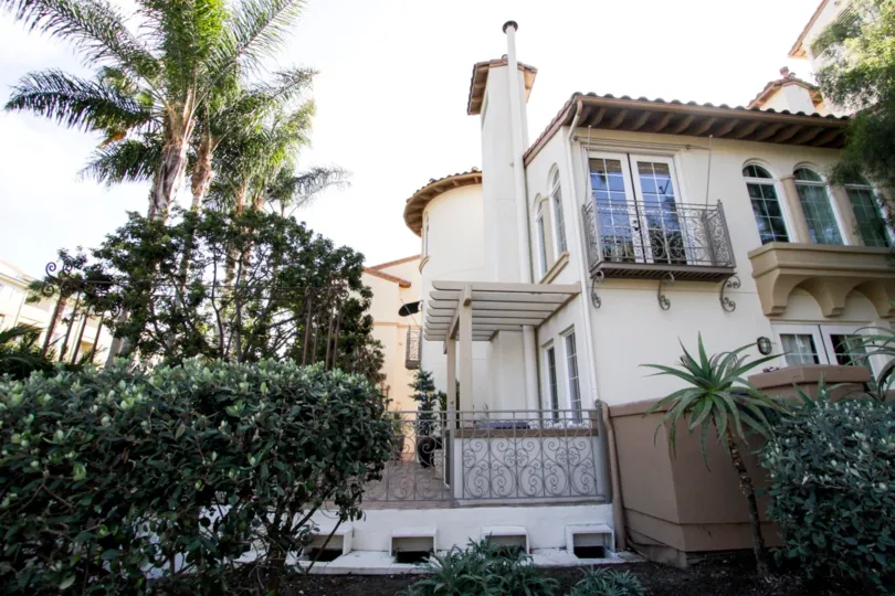 The balcony seen at Villa d Este Playa Vista