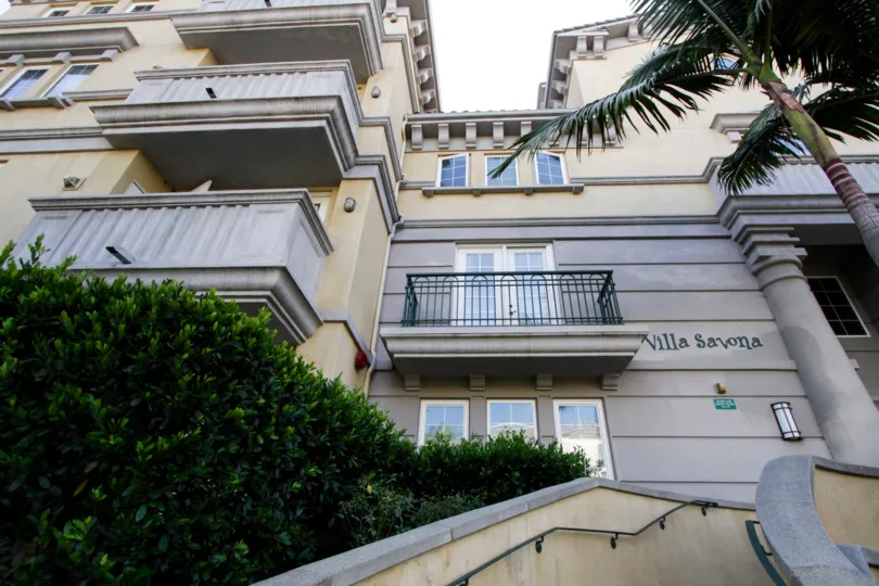 The balcony at Villa Savona