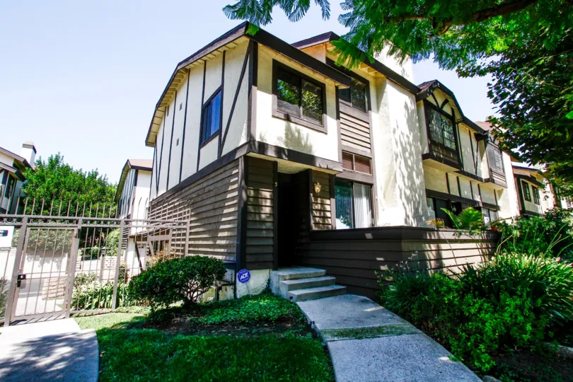 The entrance into Kingston Townhomes