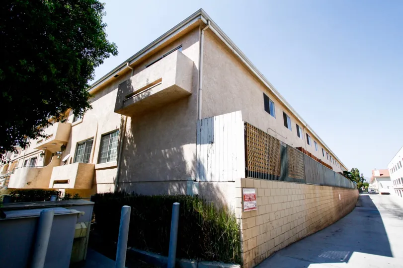 The Landmark Townhomes building in Reseda California