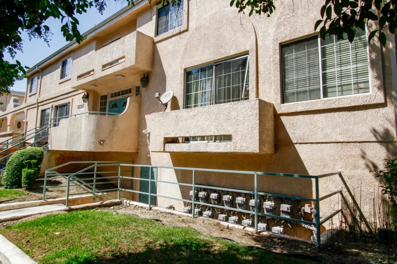 The balconies at Landmark Townhomes