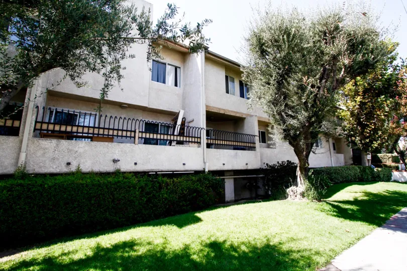 The balcony at Park Reseda in Reseda California