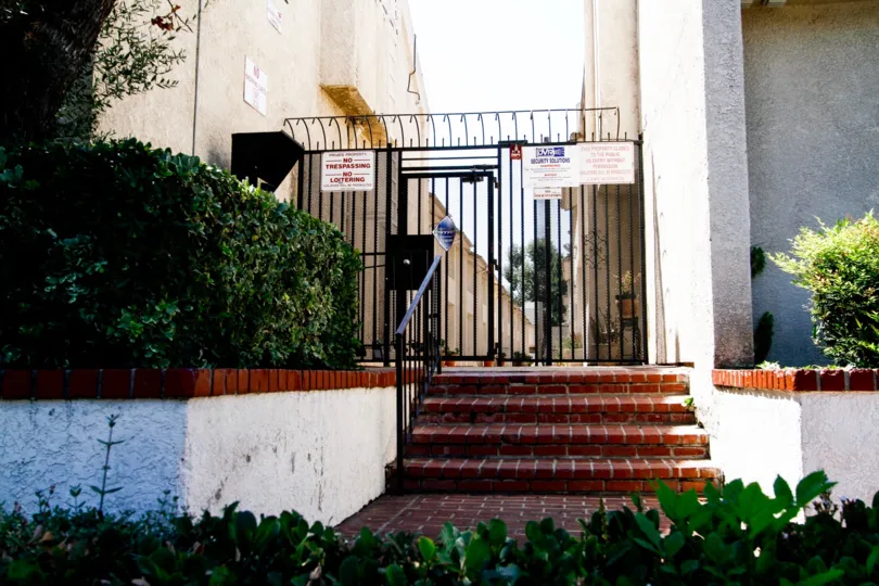 The stairs up to Park Reseda