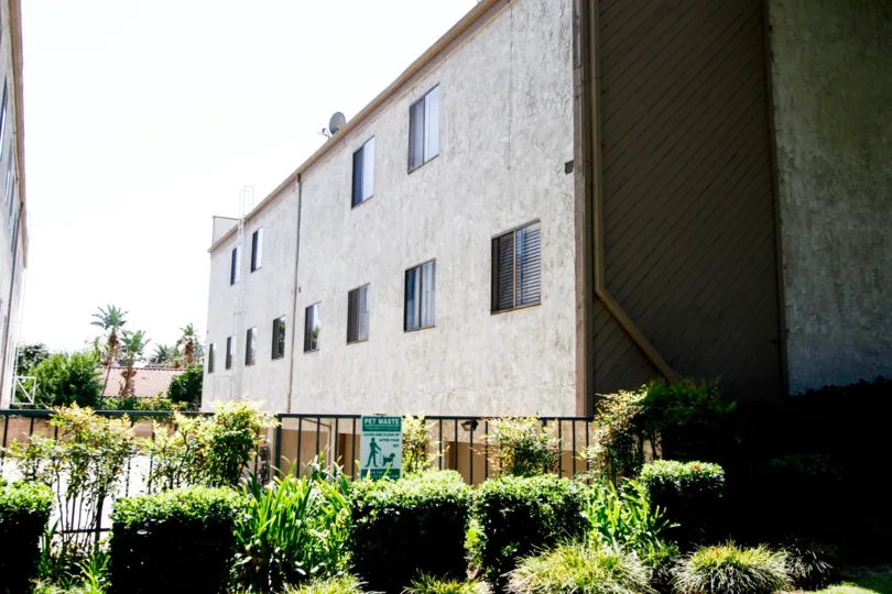 The landscaping at Sherman Way Park West
