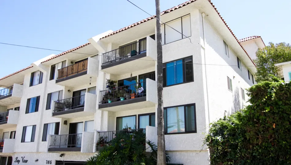 The Bay View Terraces building in San Pedro California