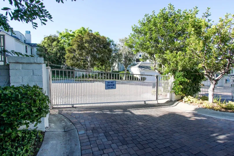 The landscaping at Bay Watch