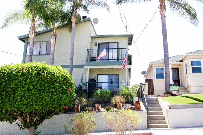 The balcony at Elberon Hills in San Pedro California