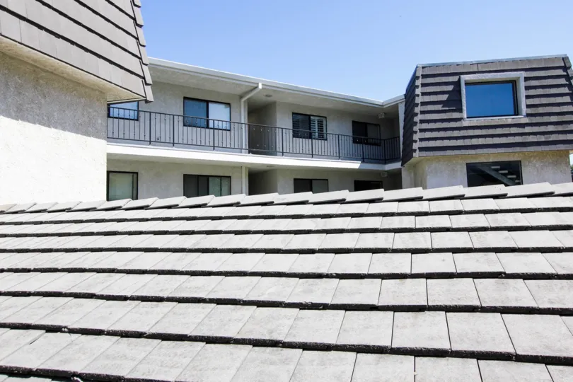 The roof of the Grande Harbour Pointe