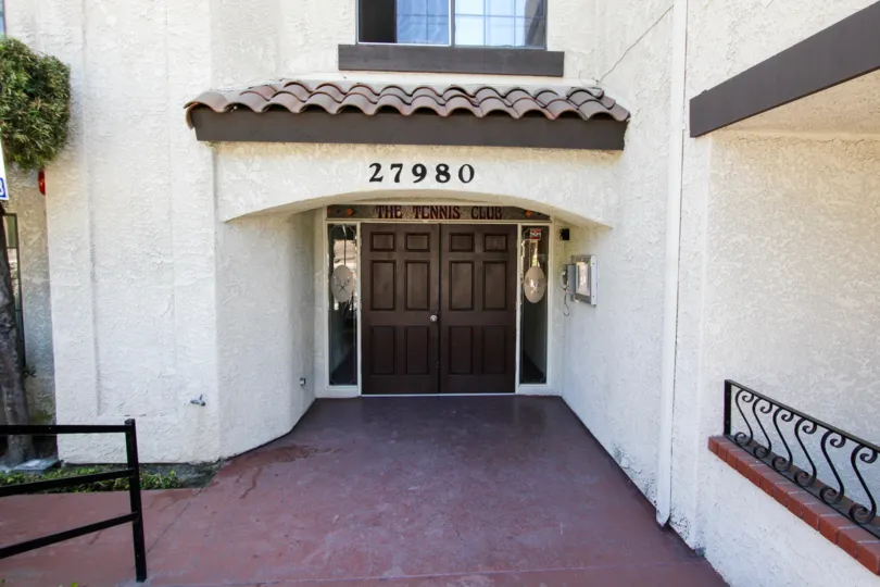 The entrance into The Tennis Club