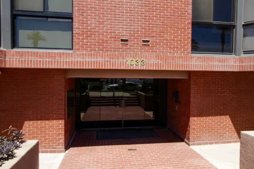 The doors into 1033 Ocean