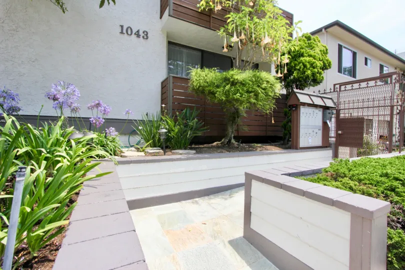 There are wonderful gardens at the 1043 12th St. community