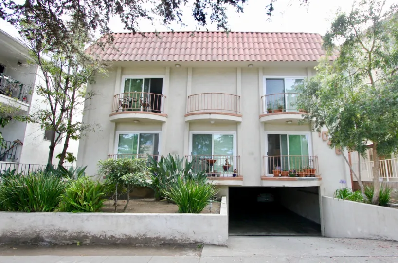 The balcony was nicein that house from santa monica