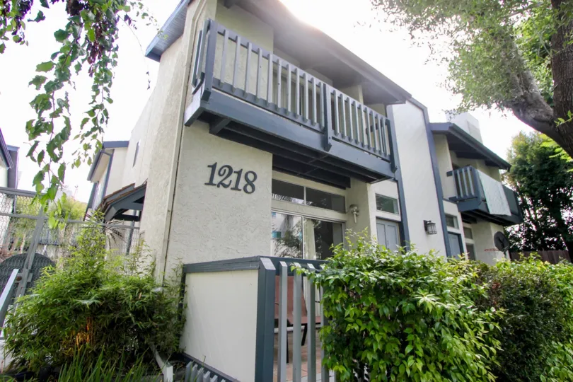 Gray home with many plants in santa monica with a nice look