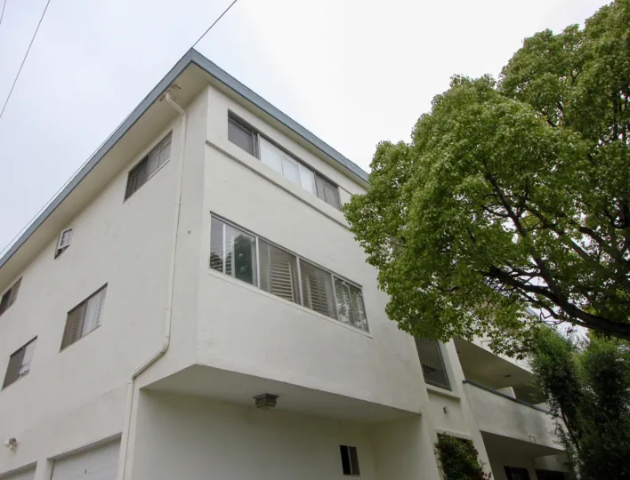 The house is built by good condition the house surrounds is having big trees