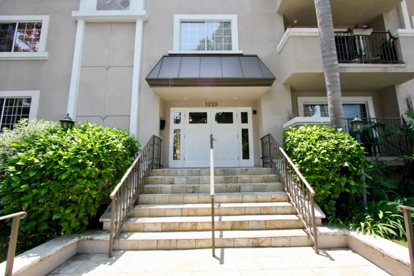 A great stone entrance to this 14th street community