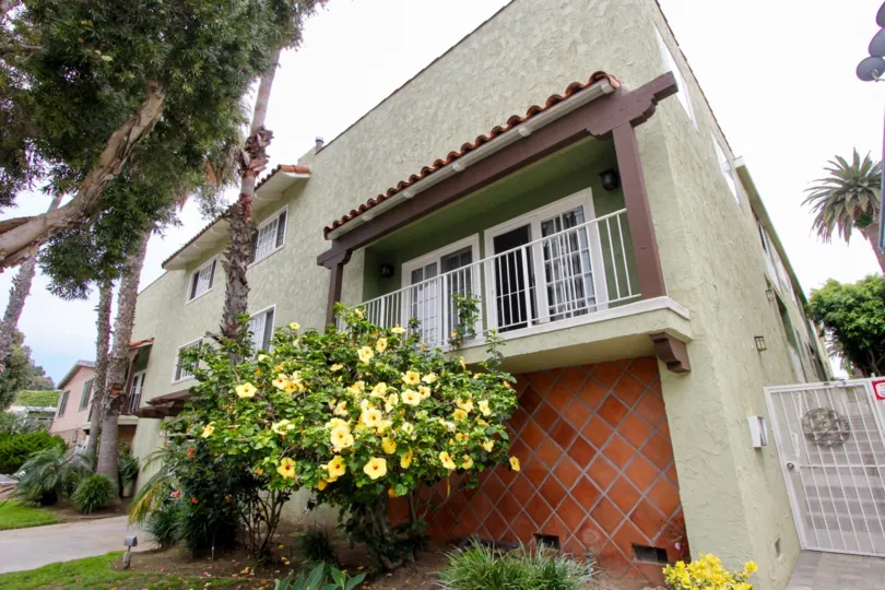 A house in very beautiful front location and beautiful flowers of the front house