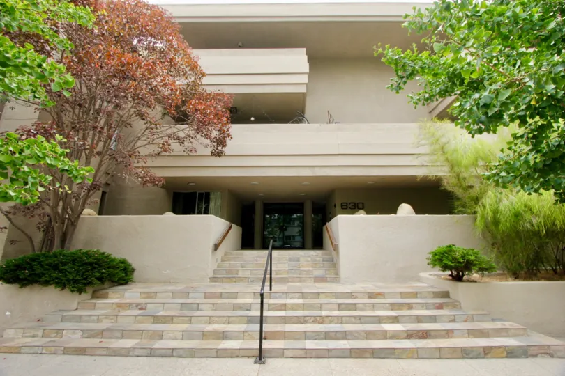 Elegant stairway to the amazingly 630 Idaho community, Santa Monica