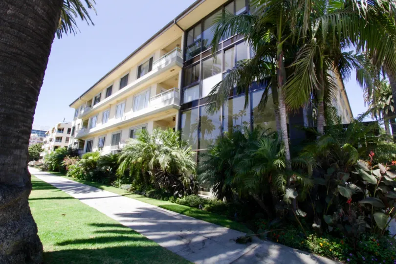 The walkway in front of 757 Ocean