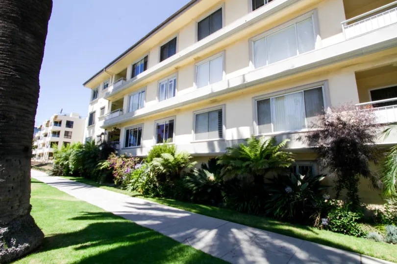 The landscaping seen at 757 Ocean in Santa Monica