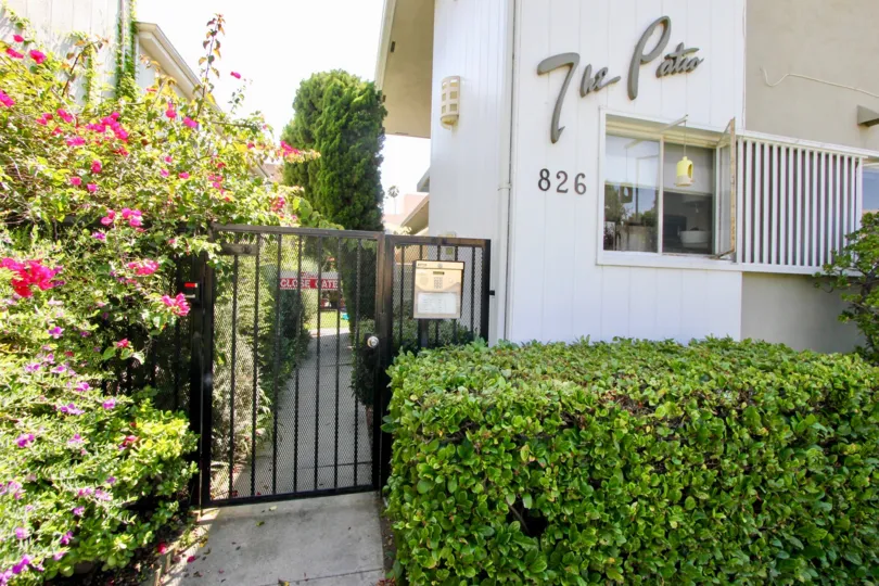 Iron gate in Santa Monica 828 5th St reminds me off the gate-keeper.