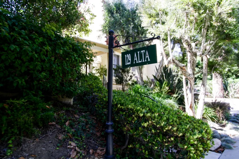 The sign at Alta Marguerita
