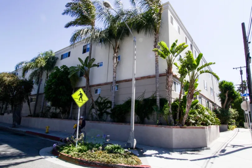 The building at Bay West in Santa Monica