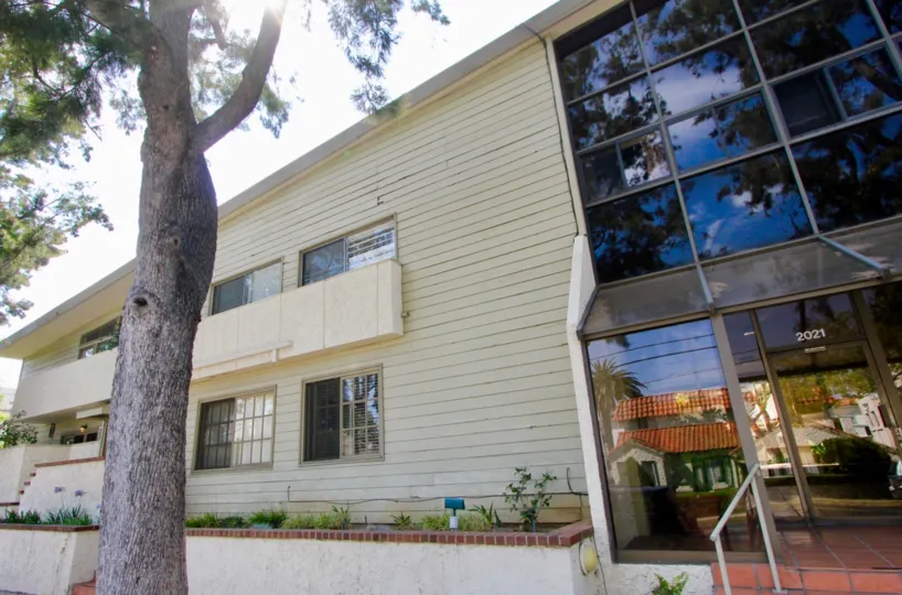 The beautiful large windows at this California community