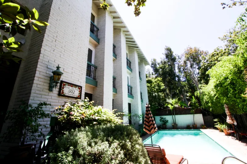The Coral Tree Villas building in Santa Monica
