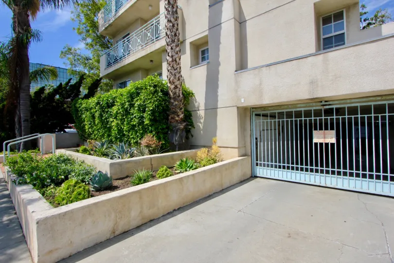 Garage view of lower level at Imperial, Santa Monica, California