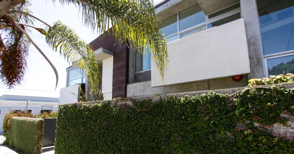 The balcony at Ocean Park Lofts